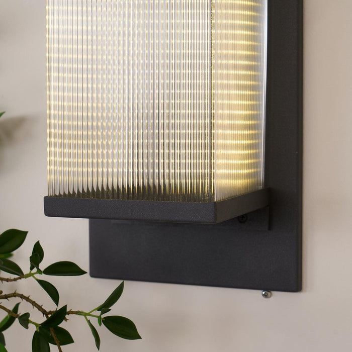 Oleron Box Outdoor Solar Wall Lamp - DWHOME