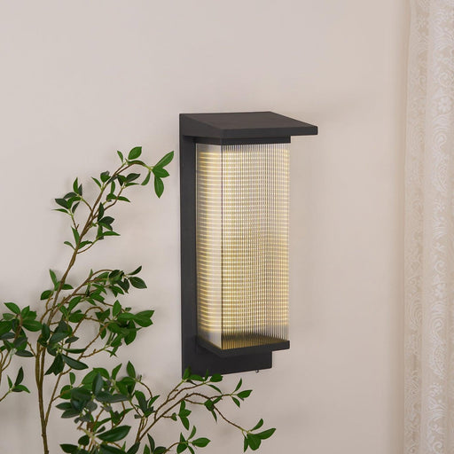 Oleron Box Outdoor Solar Wall Lamp - DWHOME