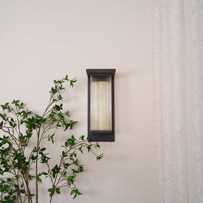 Oleron Box Outdoor Solar Wall Lamp - DWHOME