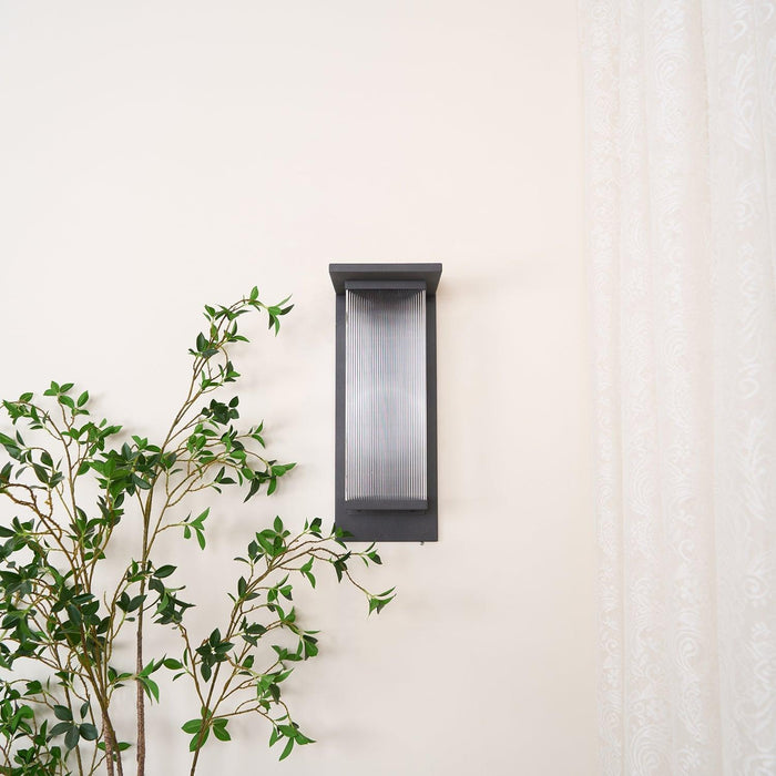 Oleron Box Outdoor Solar Wall Lamp - DWHOME