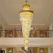 Olivia Crystal Modern Stair Chandelier.