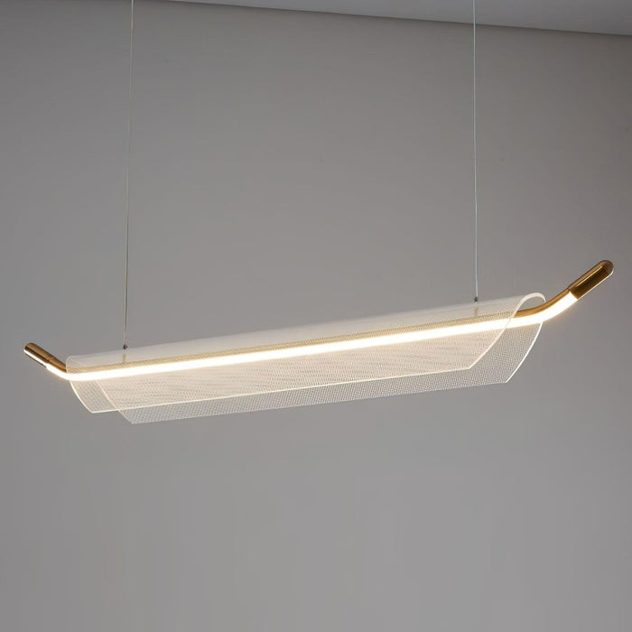 One Word Acrylic Pendant Light-DWHOME