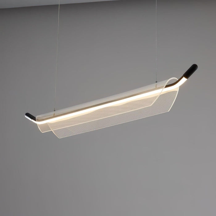 One Word Acrylic Pendant Light-DWHOME