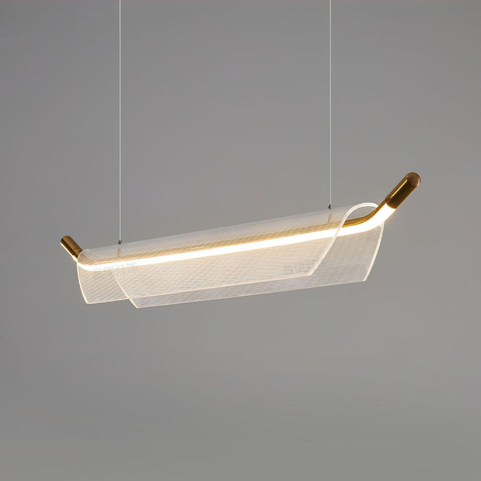 One Word Acrylic Pendant Light-DWHOME