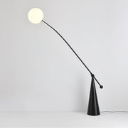 Opal Arc Floor Lamp-DWHOME
