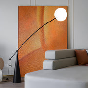 Opal Arc Floor Lamp-DWHOME