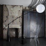 Opal Arc Floor Lamp-DWHOME