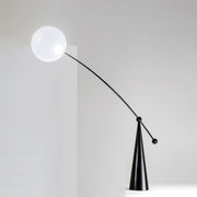 Opal Arc Floor Lamp-DWHOME