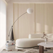 Opal Arc Floor Lamp-DWHOME