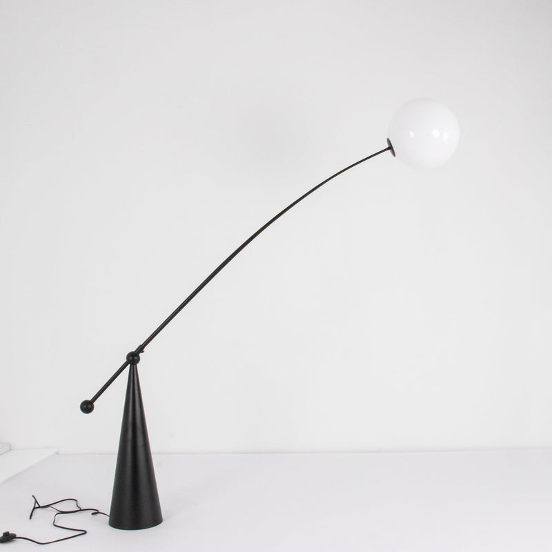 Opal Arc Floor Lamp-DWHOME