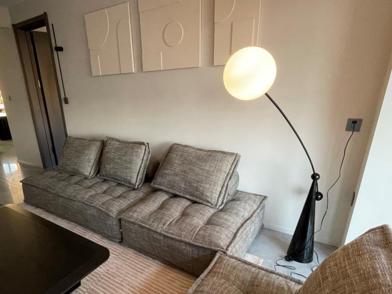 Opal Arc Floor Lamp-DWHOME