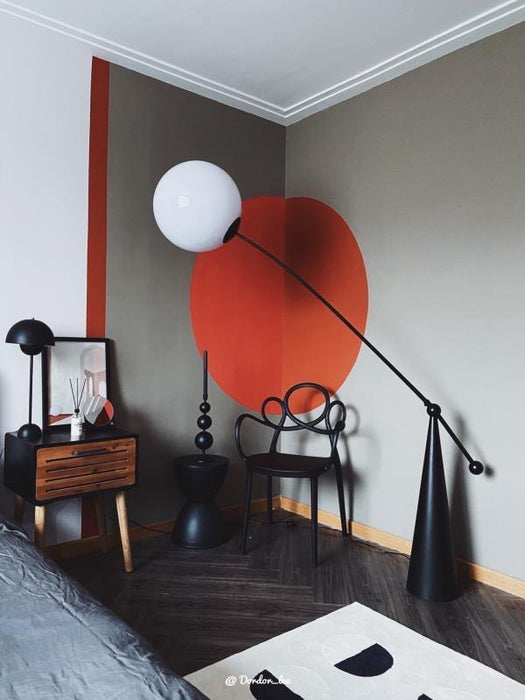 Opal Arc Floor Lamp - DWHOME