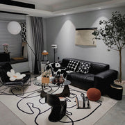 Opal Arc Floor Lamp-DWHOME