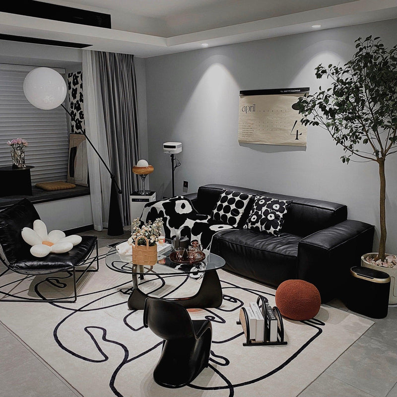 Opal Arc Floor Lamp-DWHOME