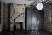 Opal Arc Floor Lamp-DWHOME