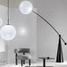 Opal Arc Floor Lamp - DWHOME