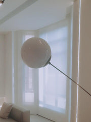 Opal Arc Floor Lamp-DWHOME