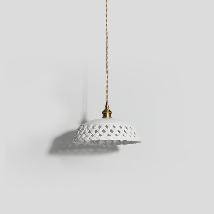 Openwork Ceramic Pendant Lamp - DWHOME