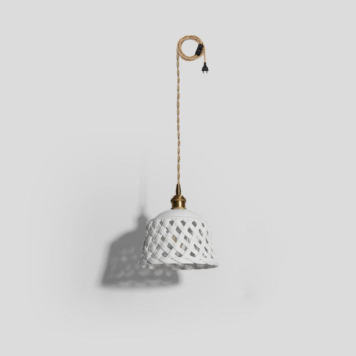 Miira Brass Pendant Swag Light