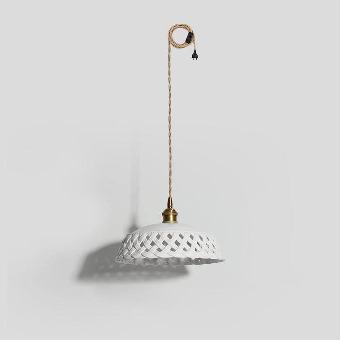 Miira Brass Pendant Swag Light