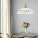 Openwork Ceramic Pendant Lamp.