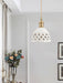 Openwork Ceramic Pendant Lamp - DWHOME