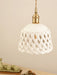 Openwork Ceramic Pendant Lamp.