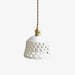 Openwork Ceramic Pendant Lamp.