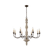 Ophelia 8-Light Candle Chandelier-DWHOME