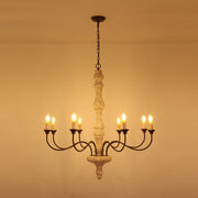 Ophelia 8-Light Candle Chandelier-DWHOME