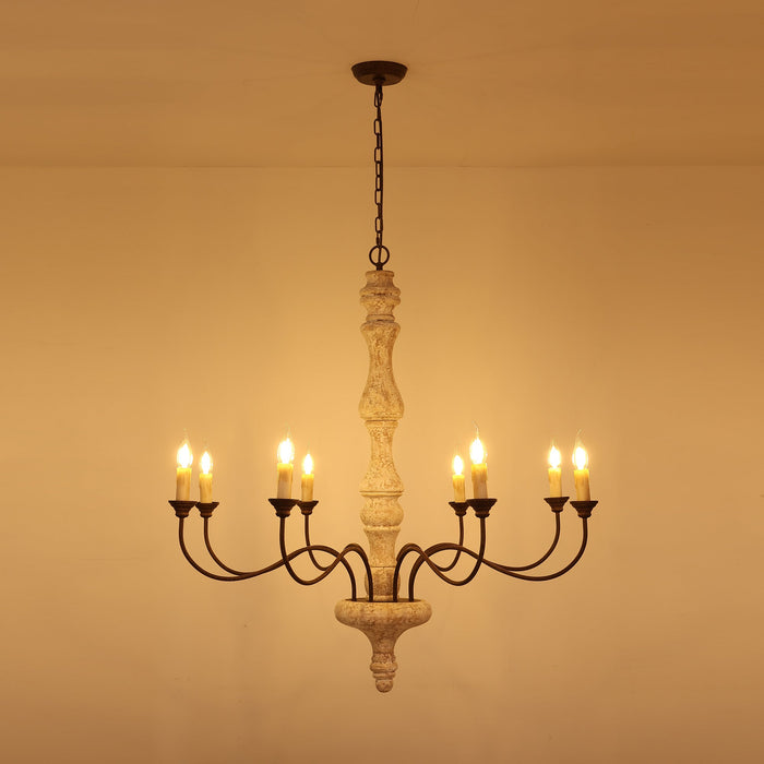 Ophelia 8-Light Candle Chandelier-DWHOME