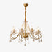 Opulent Pearl Crystal Chandelier-DWHOME