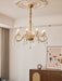 Opulent Pearl Crystal Chandelier-DWHOME