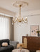 Opulent Pearl Crystal Chandelier-DWHOME