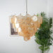 Orange Murano Disc Chandelier-DWHOME