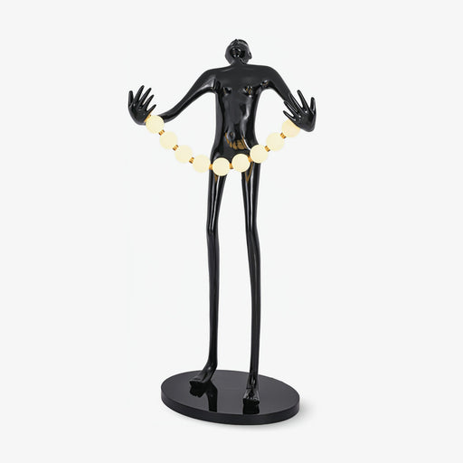 Orb Juggler Sculpture Floor Lamp.