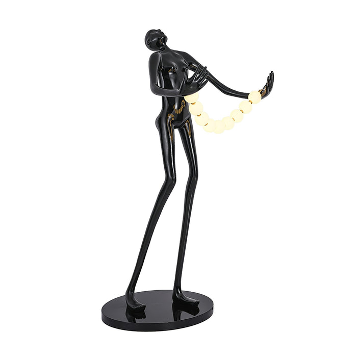 Orb Juggler Sculpture Floor Lamp.