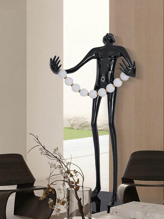 Orb Juggler Sculpture Floor Lamp-DWHOME