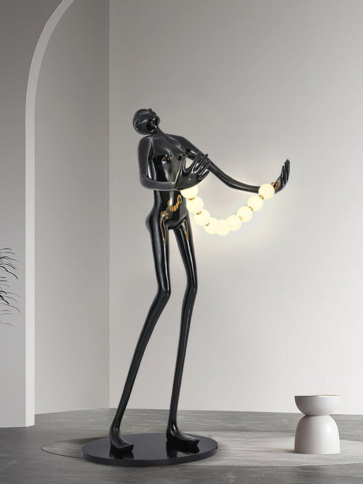 Orb Juggler Sculpture Floor Lamp-DWHOME