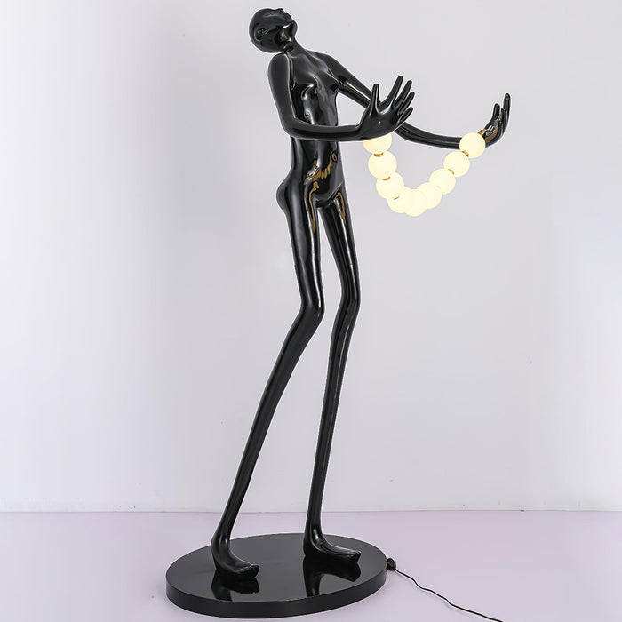 Orb Juggler Sculpture Floor Lamp-DWHOME