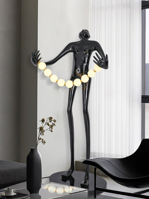 Orb Juggler Sculpture Floor Lamp-DWHOME