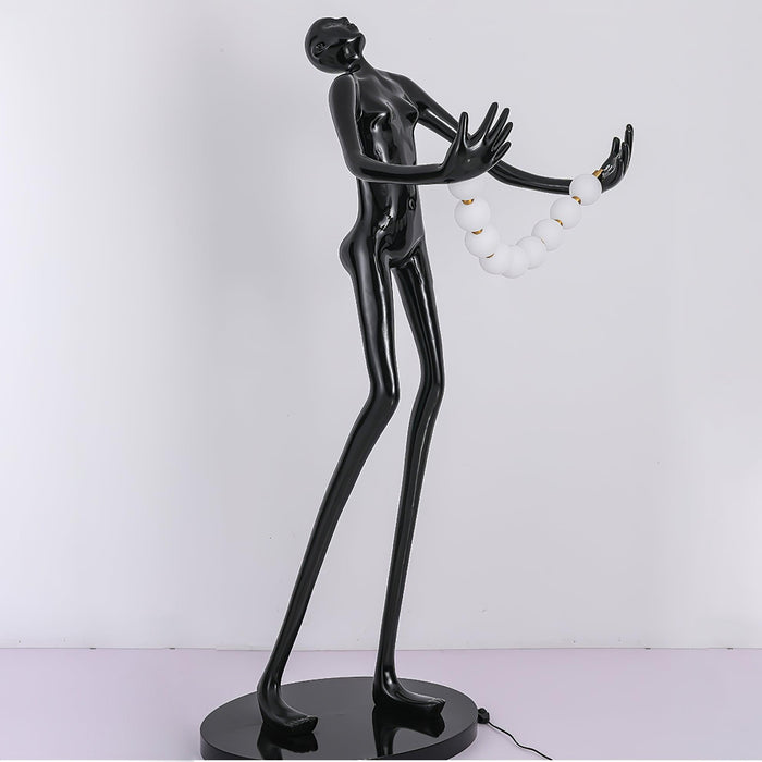 Orb Juggler Sculpture Floor Lamp-DWHOME