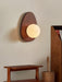 Orba Walnut Wall Lamp-DWHOME