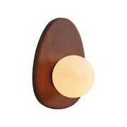 Orba Walnut Wall Lamp-DWHOME