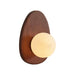Orba Walnut Wall Lamp-DWHOME