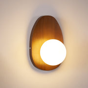 Orba Walnut Wall Lamp-DWHOME