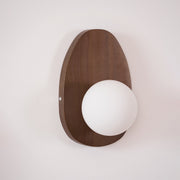 Orba Walnut Wall Lamp-DWHOME