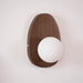 Orba Walnut Plug-in Wall Lamp-DWHOME