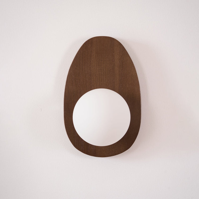 Orba Walnut Wall Lamp-DWHOME
