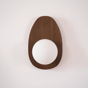 Orba Walnut Plug-in Wall Lamp-DWHOME